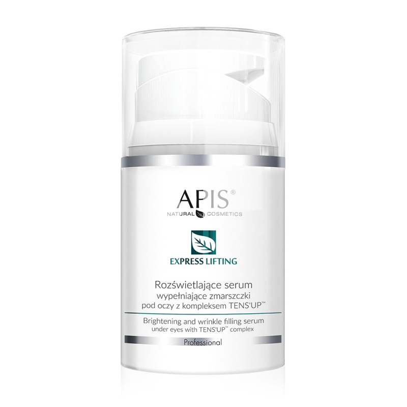 Apis - EXPRESS LIFTING - Rozświetlające serum wypełniające zmarszczki pod oczy z kompleksem TENS'UP™, 50ml - 1 Apis - EXPRESS LIFTING - Rozświetlające serum wypełniające zmarszczki pod oczy z kompleksem TENS'UP™, 50ml - 1