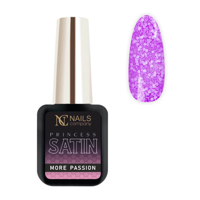 Nails Company - Lakier hybrydowy -  Princess Satin More Passion 6ml - 1