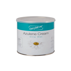 Depileve wosk w puszce miękki azulenowy Cream 400g - 1