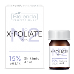 Bielenda X-FOLIATE basic Shikimic Acid - KWAS SZIKIMOWY 15%, 5ml - 1