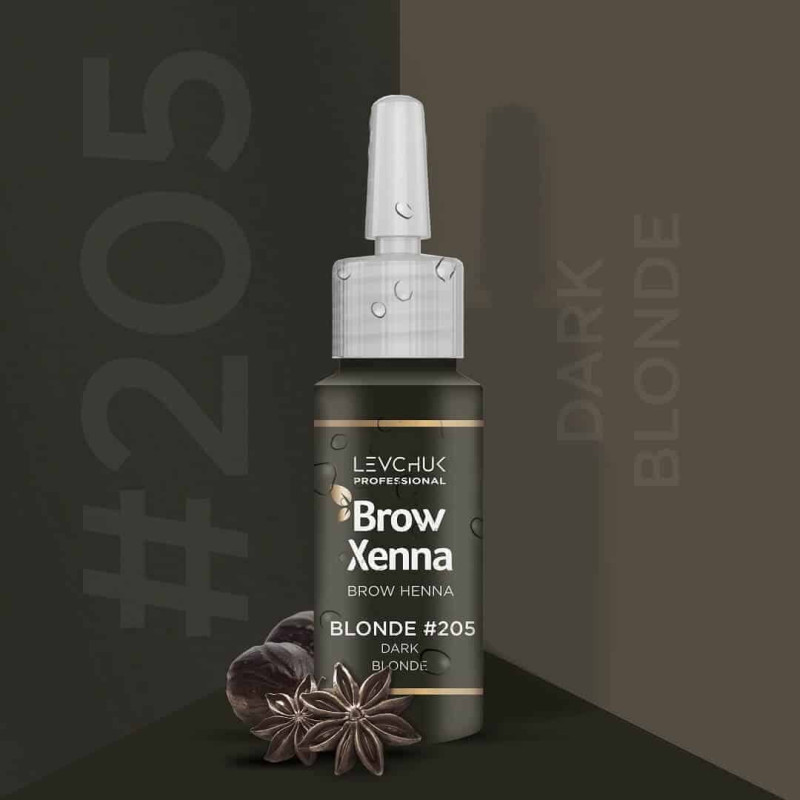 BrowXenna 205 Dark Blond Henna pudrowa 10ml - 1