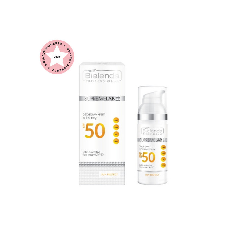 Bielenda Professional, SupremeLab, Sun Protect, Satynowy krem ochronny SPF50, 50 ml - 1