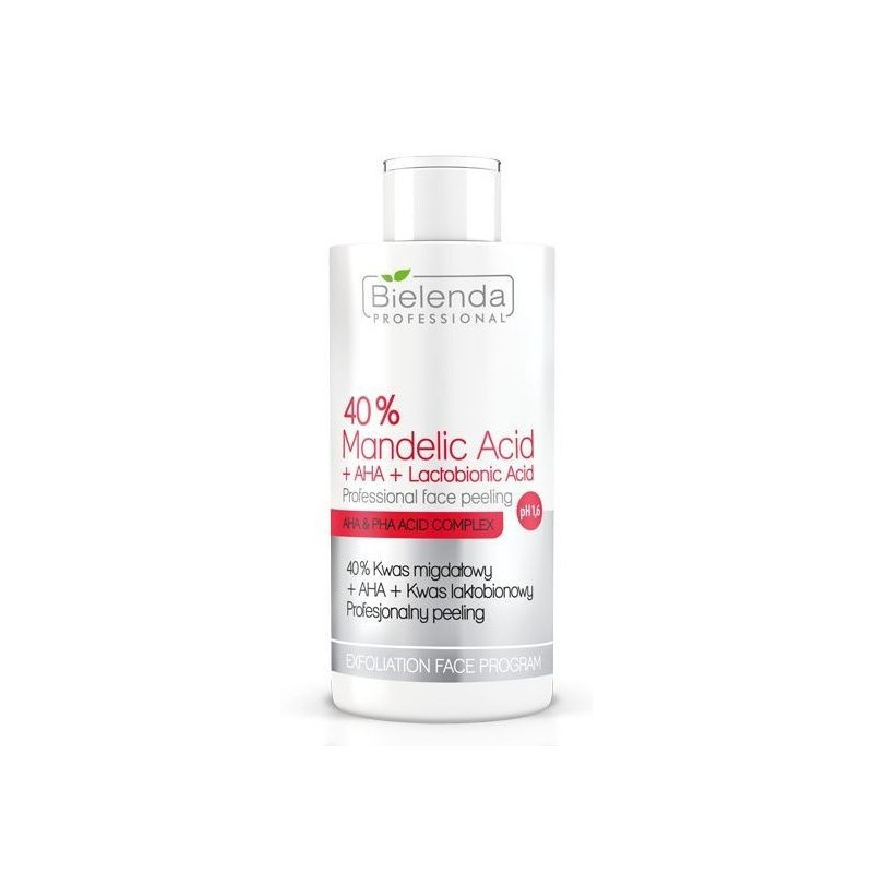 Bielenda Professional Exfoliaton Face Program 40% Mandelic Acid + AHA + Lactobionic Acid Peeling z kwasami 150g - 1