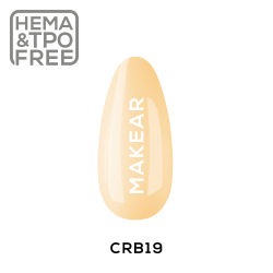 Makear CRB19 Nude Yellow - Color Rubber Base - 8ml - 1