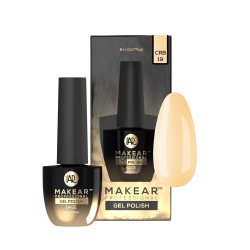 Makear CRB19 Nude Yellow - Color Rubber Base-  8ml - 2