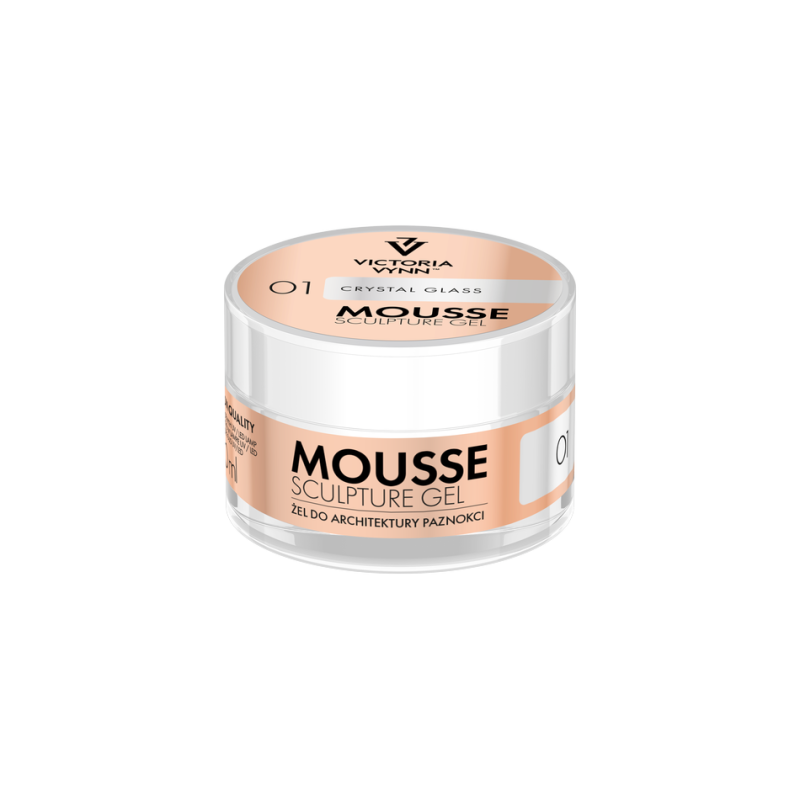 Victoria Vynn MOUSSE SCULPTURE GEL 01 Crystal Glass 50ml - 1