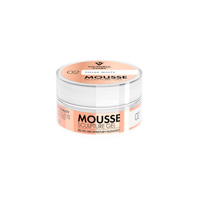 Victoria Vynn MOUSSE SCULPTURE GEL 02 Polar White 15ml - 2