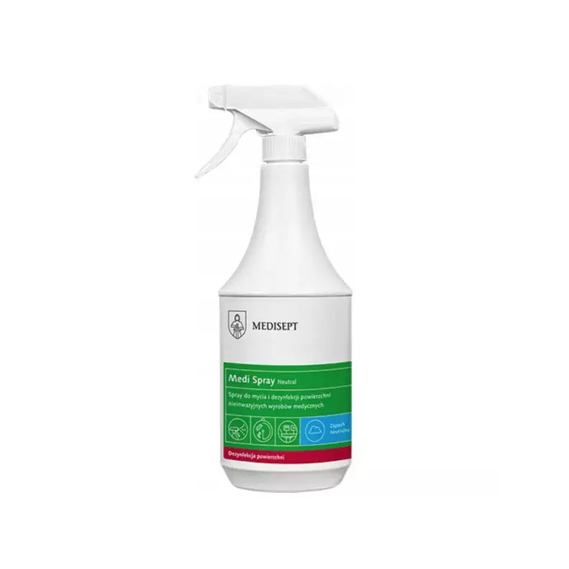 Medisept Velox Spray Neutral 1L alkoholowy płyn do szybkiej dezynfekcji