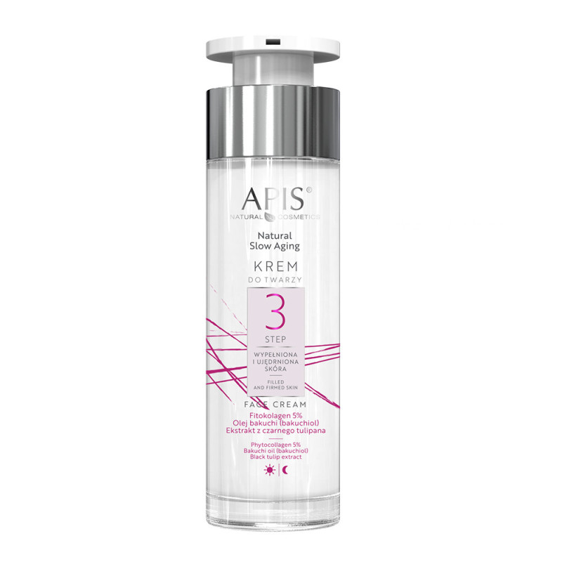 Apis - NATURAL SLOW AGING - Krem do twarzy - STEP 3 WYPEŁNIONA I UJĘDRNIONA SKÓRA, 50 ml - 1 Apis - NATURAL SLOW AGING - Krem do twarzy - STEP 3 WYPEŁNIONA I UJĘDRNIONA SKÓRA, 50 ml - 1
