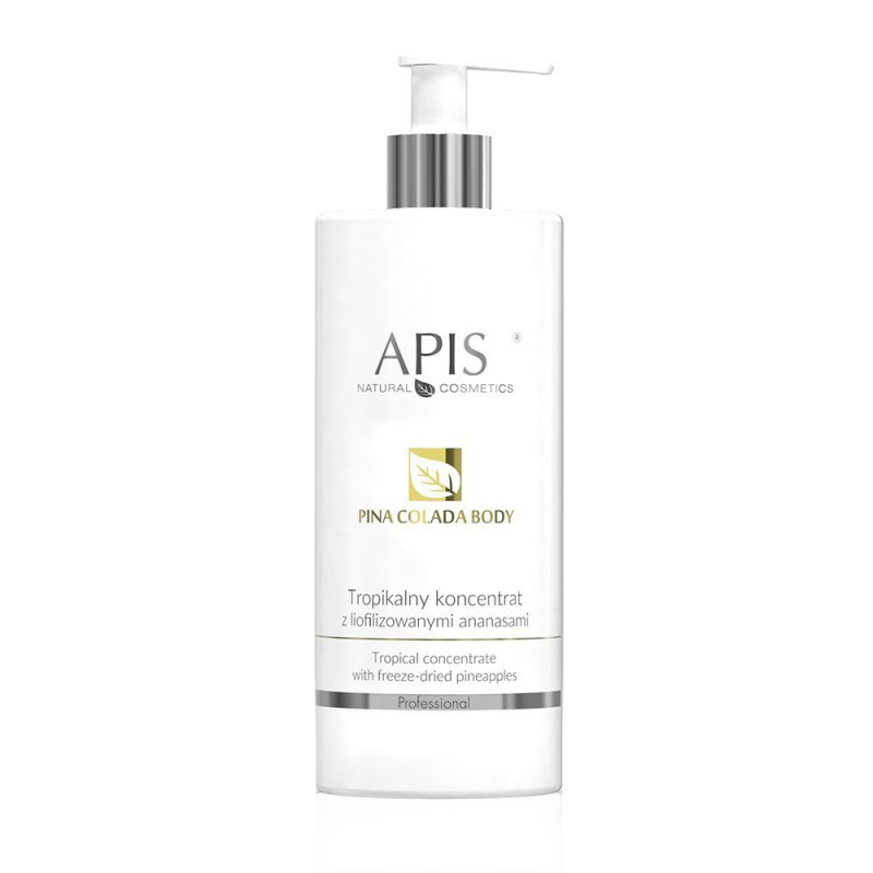 Apis Pina Colada Body Tropical Concentrate Tropikalny Koncentrat z Liofilizowanymi Ananasami 500ML - 1