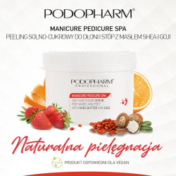 PODOPHARM PP09 Peeling solno-cukrowy z masłem shea i goji do dłoni i stóp 600g - 2