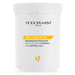 PODOPHARM PM37 Sól magnezowo-potasowa z witaminą E i olejkami 1400g - 1