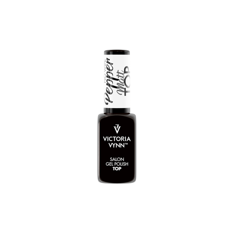 Victoria Vynn GEL POLISH Top Matt Pepper no wipe 8ml - 1