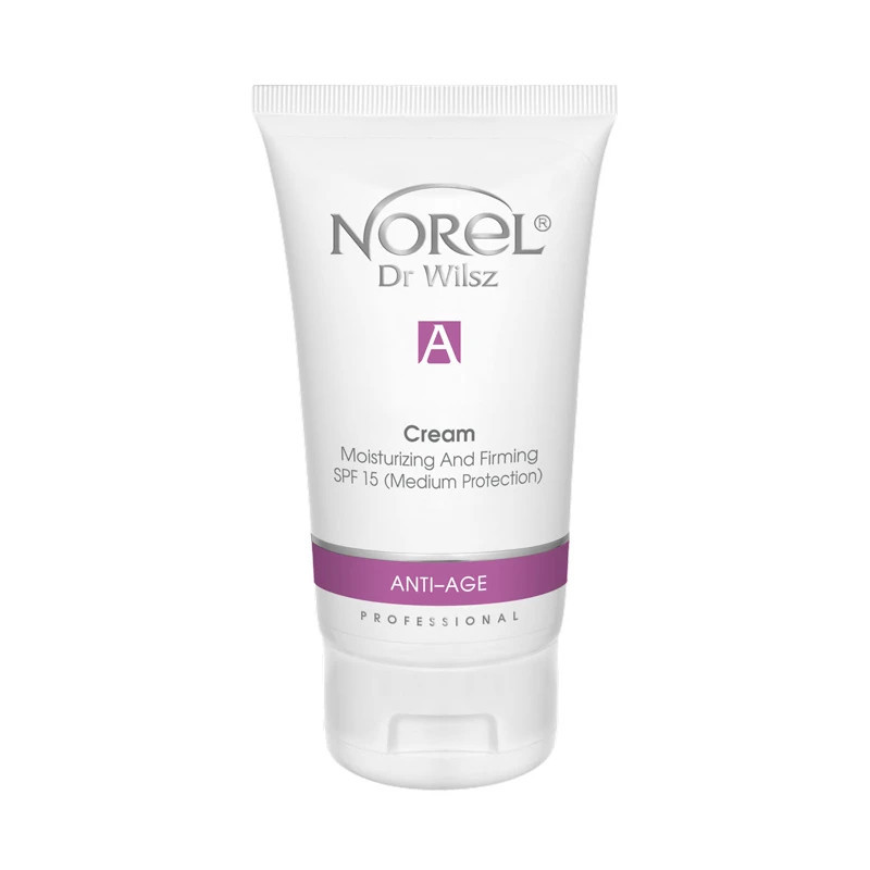 Norel Anti-Age Cream Moisturizing And Fiming SPF 15 (Medium Protection) - Krem nawilżająco - ujędrniający z SPF 15, 150ml, PK020