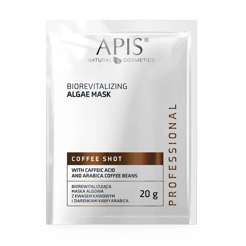 APIS Maska algowa biorewitalizująca Coffee Shot 20g - 1