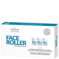 Farmona FACE ROLLER Aktywny koncentrat anti-ageing do zabiegów mezoterapii mikroigłowej 5x5ml - 1