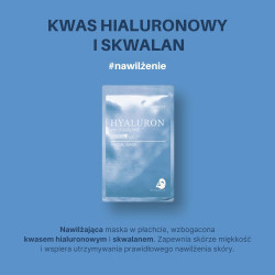 SKIN627 Nawilżająca maska do twarzy HIALURON & SKWALAN 22 ml - 2