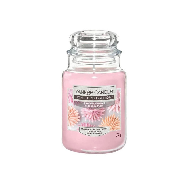 Yankee Candle Sugared Blossom Duża Świeca Zapachowa 538g - 1