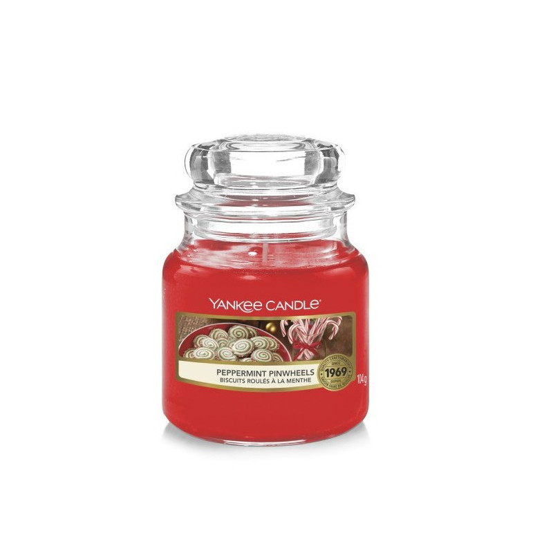 Mała świeca Peppermint Pinwheels Yankee Candle 104g - 1