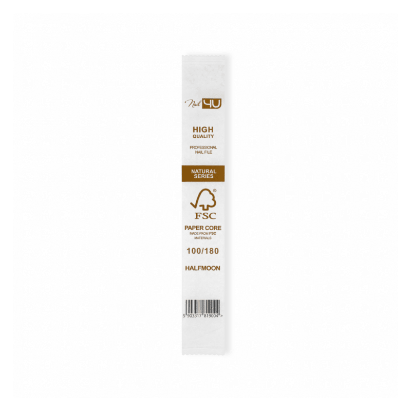 NAIL4U – Zestaw – Pilnik Natural Standard – Łódka – 100/180 – 25szt. - 1