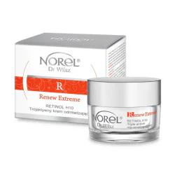 Norel Renew Extreme Retinol H10 - Trójaktywny krem odmładzający, 50ml, DK252 - 1