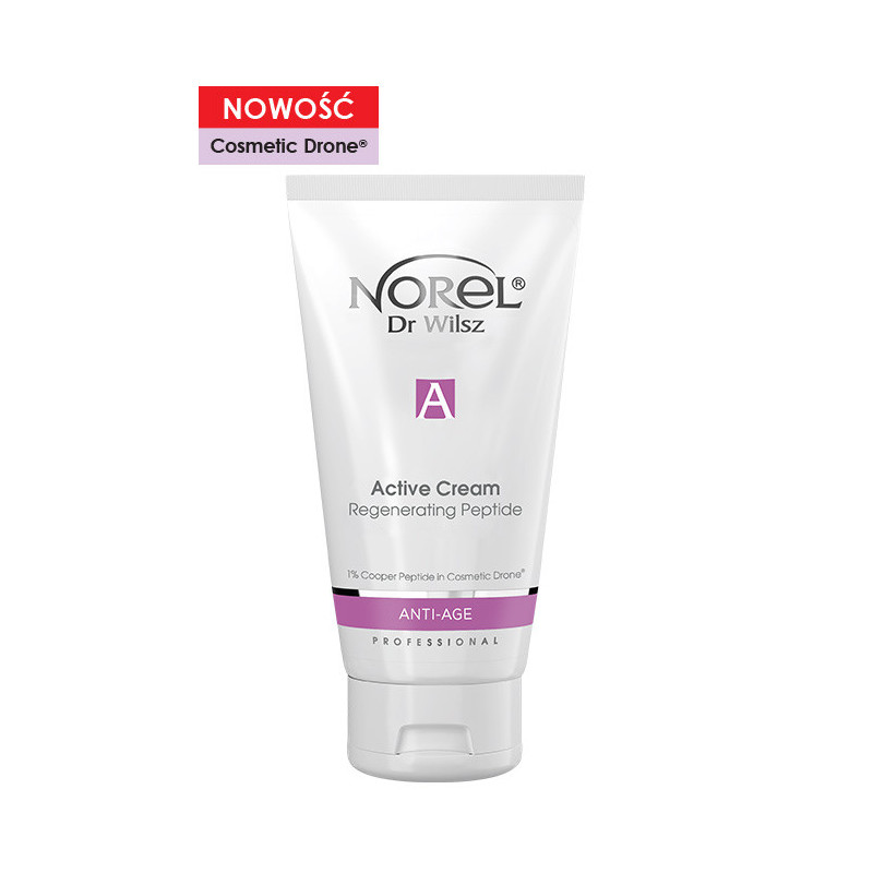 Norel Anti-Age Active Cream Regenerating Peptide - Regenerujący krem peptydowy, 125ml, PK234 - 1