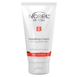 Norel Anti-Redness Nourishing Cream - Krem odżywczy dla cery naczynkowej i z trądzikiem różowatym, 150ml, PK192 - 1