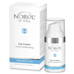 Norel Hyaluron Plus Eye Cream - Aktywnie nawilżający krem pod oczy, 30ml PZ237 - 1