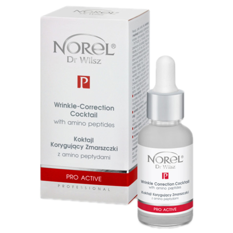 Norel Anti-Age Wrinkle-Correction Cocktail - Koktajl korygujący zmarszczki z amino peptydami - 30ml, PA374 - 1