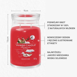 Yankee Candle Christmas Eve Signature Duża Świeca 567g - 2