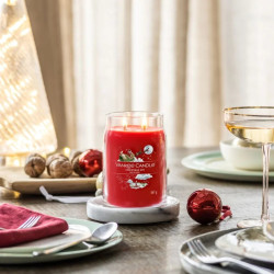 Yankee Candle Christmas Eve Signature Duża Świeca 567g - 3