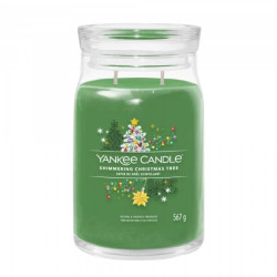 Yankee Candle Shimmering Christmas Tree Signature Duża Świeca 567g - 1