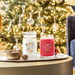 Yankee Candle White Spruce & Grapefruit Signature Duża Świeca 567g - 4