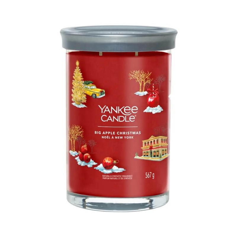 Yankee Candle Big Apple Christmas Tumbler Duża Świeca 567g - 1