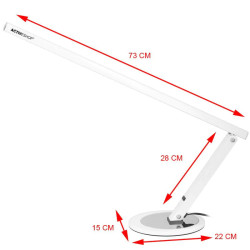 Lampa na biurko Slim led biała - 2