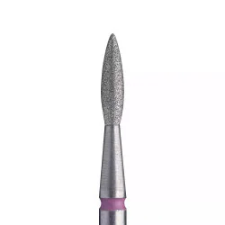 STALEKS - Frez diamentowy, płomyk czerwony, EXPERT, średnica 2,1 mm, FA10R021/8 - 1