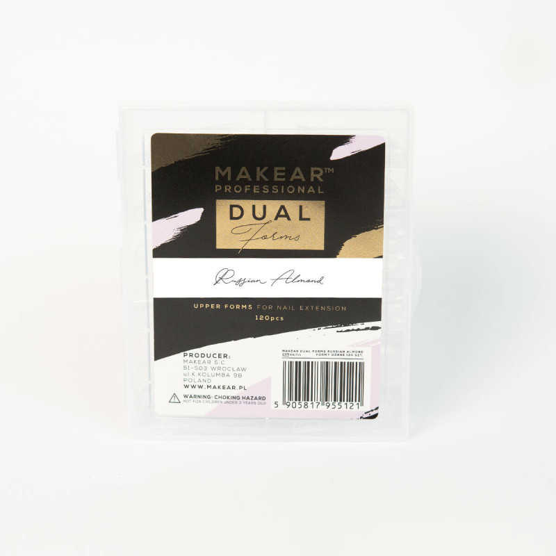 MAKEAR Dual Forms Russian Almond - formy górne 120 szt. - 1 MAKEAR Dual Forms Russian Almond - formy górne 120 szt. - 1