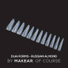 MAKEAR Dual Forms Russian Almond - formy górne 120 szt. - 2