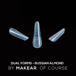 MAKEAR Dual Forms Russian Almond - formy górne 120 szt. - 3