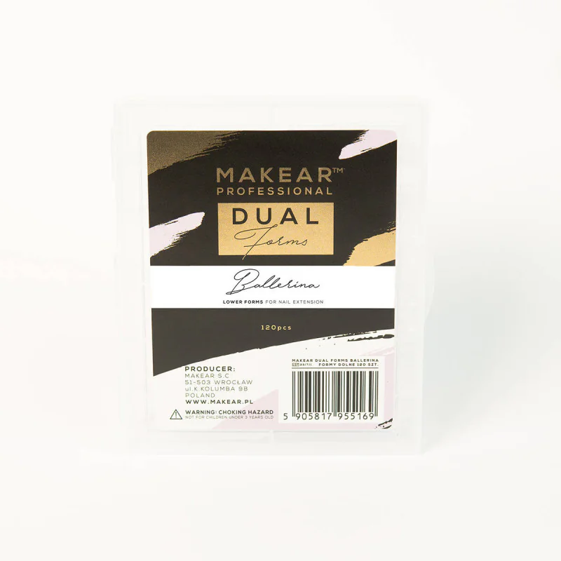 MAKEAR Dual Forms Ballerina - formy dolne 120 szt. - 1 MAKEAR Dual Forms Ballerina - formy dolne 120 szt. - 1