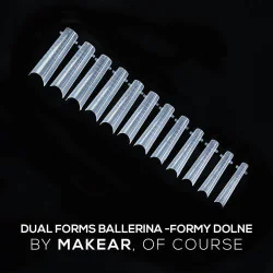 MAKEAR Dual Forms Ballerina - formy dolne 120 szt. - 2
