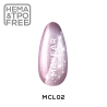 Makear - MCL02 Fluffy violet - Lakier Hybrydowy Cat Eye 8ml - 1