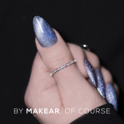 Makear - MCL04 Furry Blue - Lakier Hybrydowy Cat Eye 8ml - 7