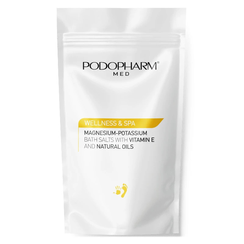 Podopharm - Sól magnezowo-potasowa z witaminą E i olejkami, 1600g, PM37 - 1