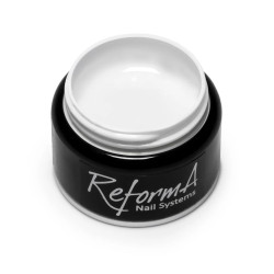 Reforma 3D White Gel, gęsty, biały żel do pazokci, 7 g - 1