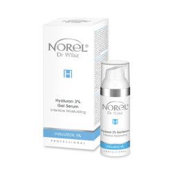 Norel Hyaluron Plus 3% Intensive Moisturzizing Gel Serum - Serum żelowe intensywnie nawilżające 3%, 50ml, PA362 - 1