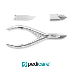 Pedicare Cęgi do paznokci boczne z podwójną sprężyną 13,5cm, ostrze 17mm PC8203 - 1