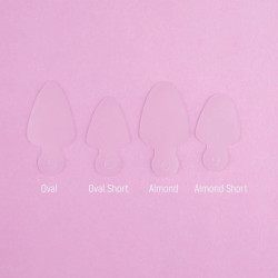 Nails Company Silikonowe Formy Dual Oval 12 sztuk - 2