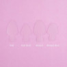 Nails Company Silikonowe Formy Dual Oval 12 sztuk - 2