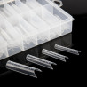 NAILS COMPANY – Formy Dual Square Down – 120szt. - 1